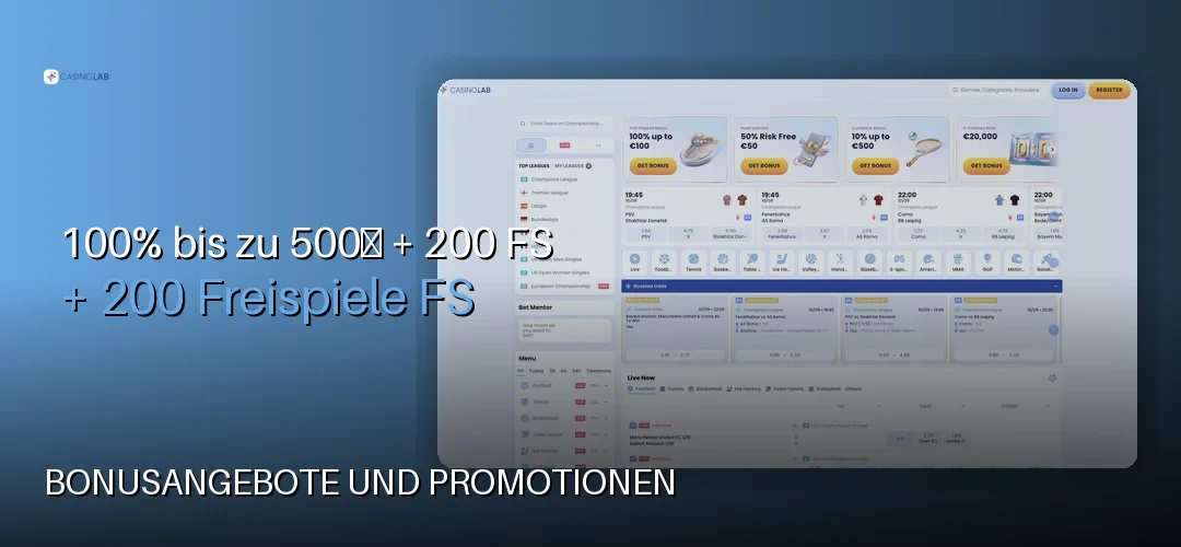Casino Lab promotional banner